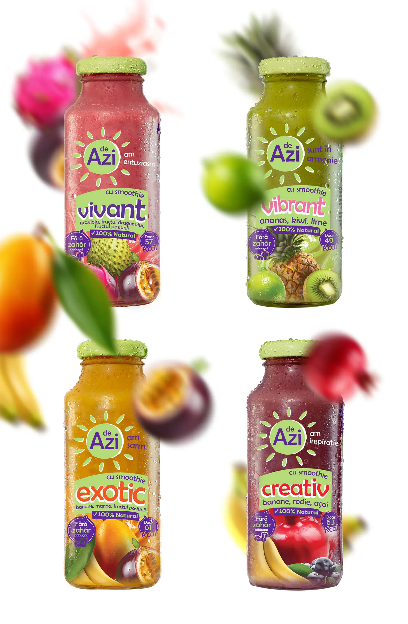 Sistemul de packaging De Azi Smoothies