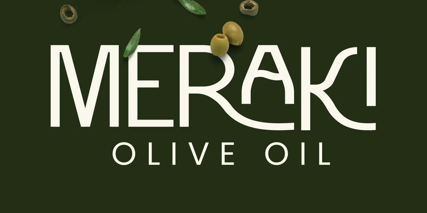 Aplicație de brand Meraki Olive Oil