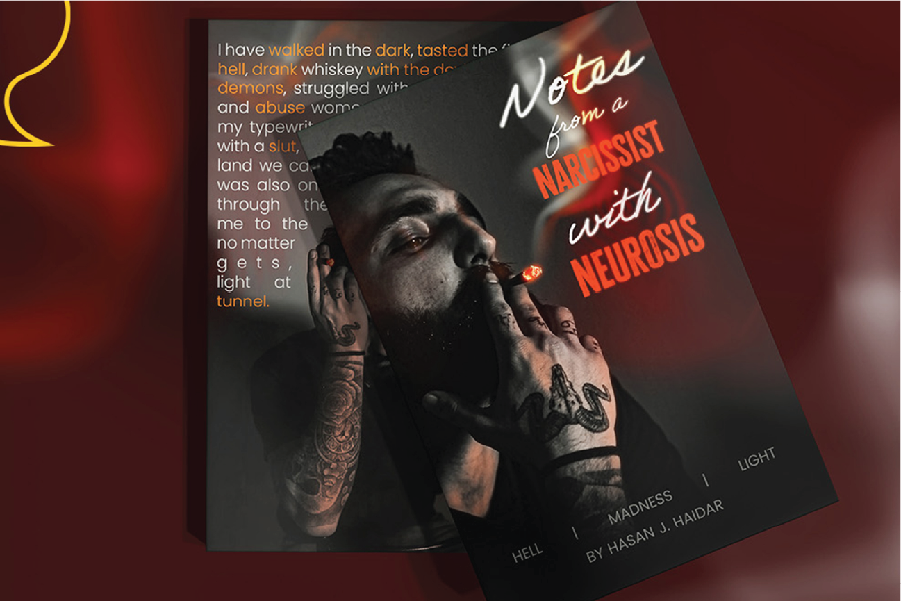 Notes from a Narcissist — design de copertă