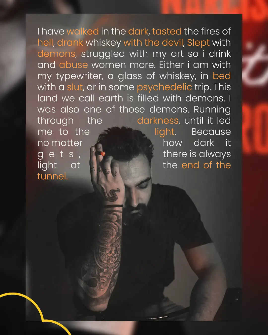 Detaliu editorial Notes from a Narcissist
