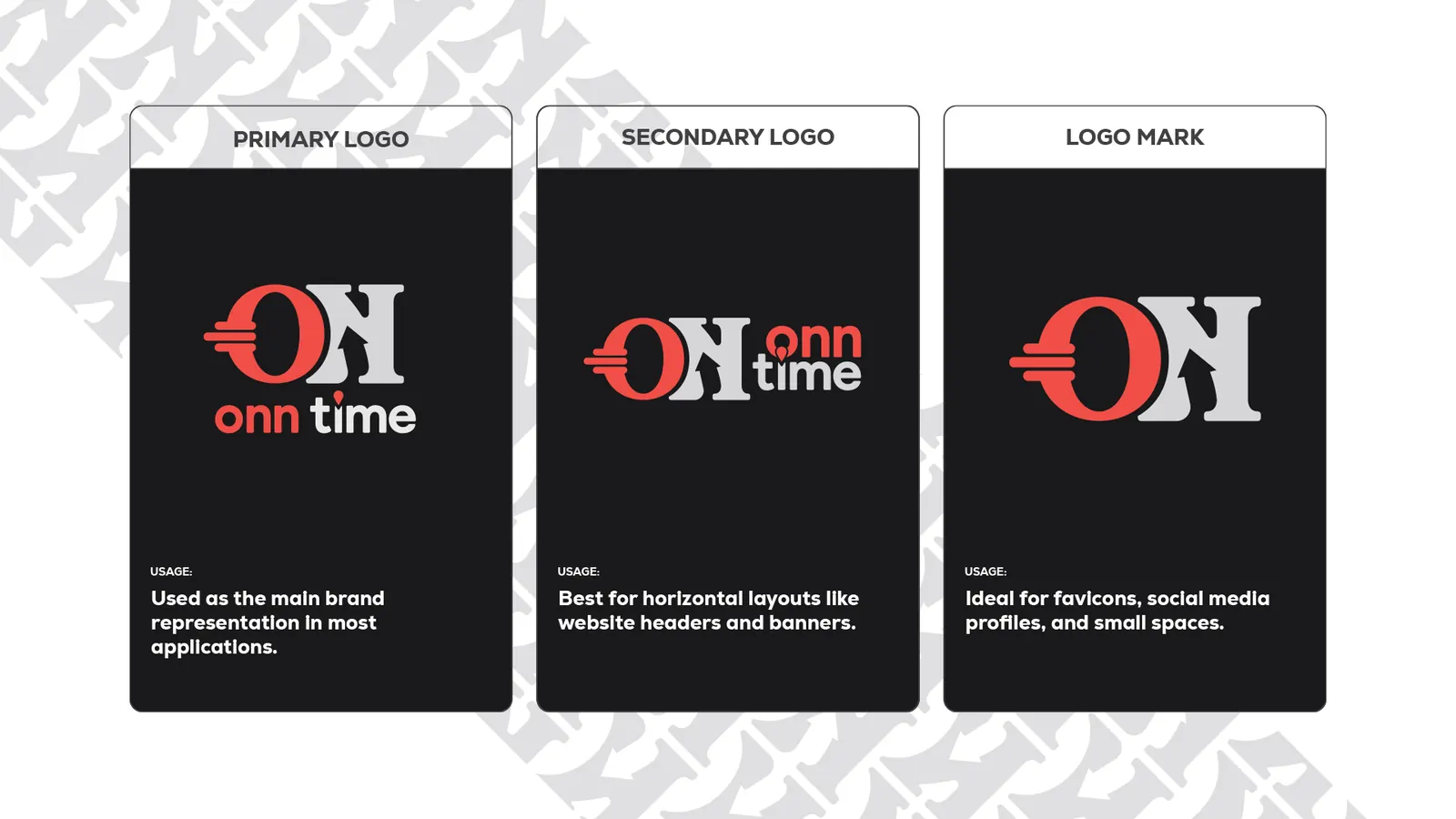 Sistemul de logo ONN Time