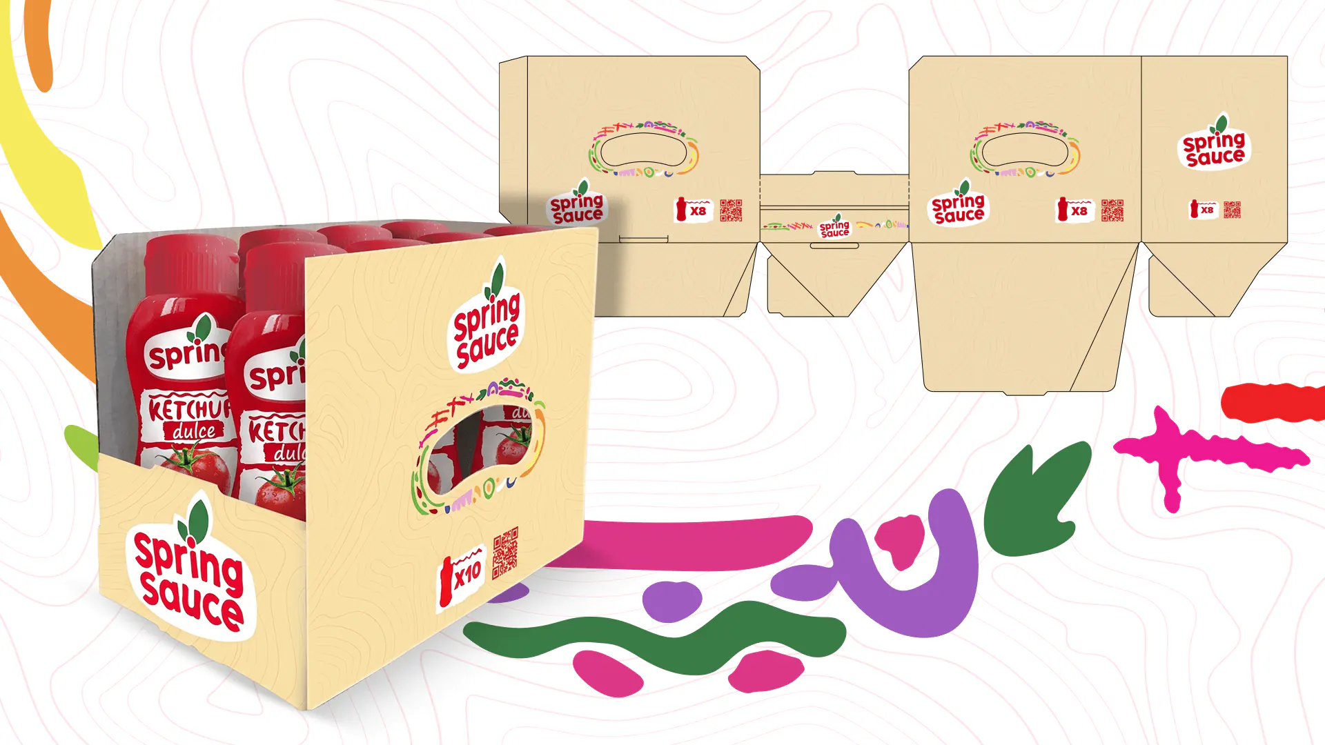 Design de packaging Spring Sauce