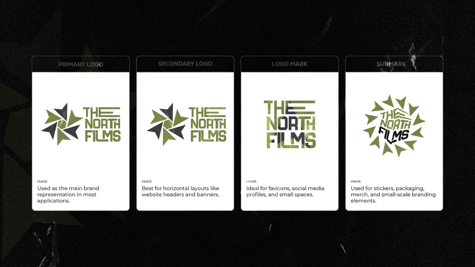 Sistemul de logo The North Films